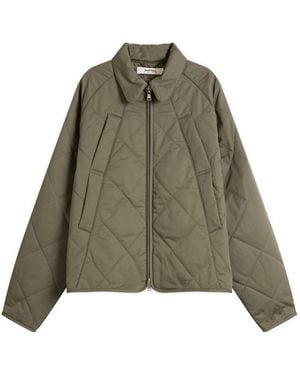 About Blank Liner Quilted Jacket - Green