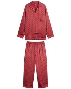 Skims Sateen Sleep Set - Red