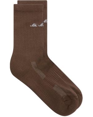 MKI Miyuki-Zoku Embassy Socks Presented By End - Brown