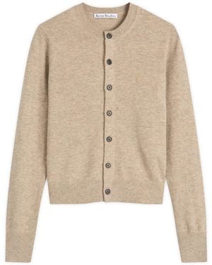 Acne Studios Keny Yak Core Cardigan - Natural