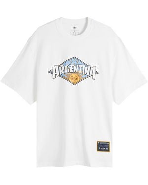 adidas X Thrasher Afa Argentina T-Shirt - White