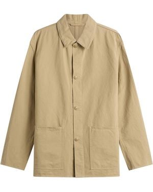 Kaptain Sunshine Cotton Drill Coverall Jacket - Natural