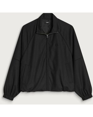 END. Tailored Funnel Jacket - Black