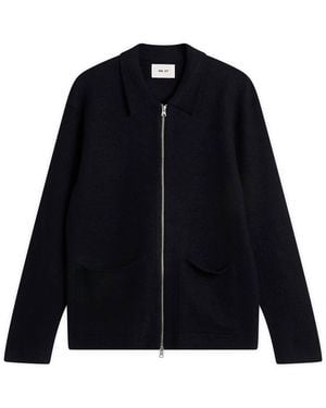 NN07 Jonas Merino Zip Jacket - Black