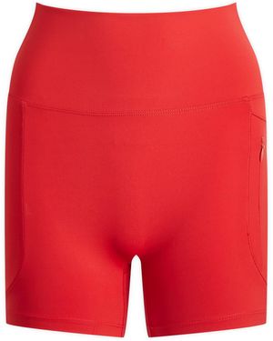 ADANOLA Ultimate Ultra Crop Pocket Shorts - Red