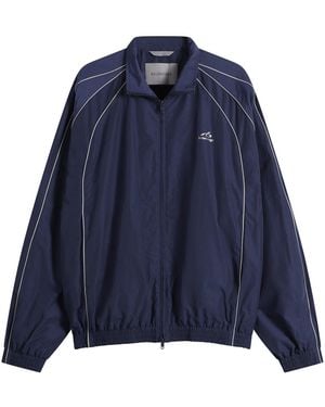 Balenciaga Techno Cotton Tracksuit Top - Blue