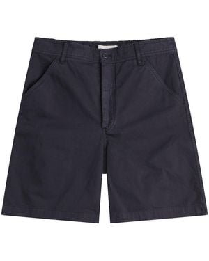 Norse Projects Kvitfell Relaxed Twill Shorts - Blue
