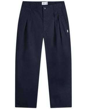 WTAPS 16 Double Pleat Pants - Blue