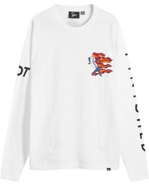 by Parra Not Finished Long Sleeve T-Shirt - White