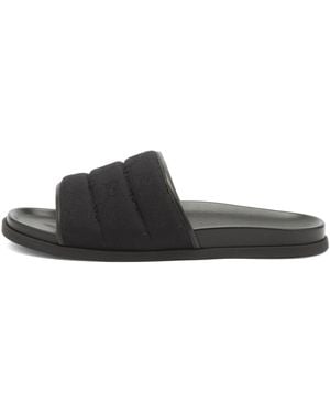 Gucci Rhein Gg Canvas Slide - Black
