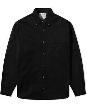 Acne Studios Odrox Cotton Twill Overshirt - Black