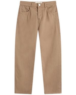 Rohe Relaxed Leg Jeans - Brown