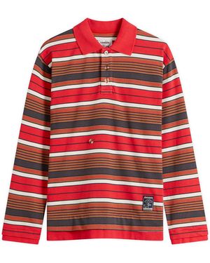 Damson Madder Noah Cinch Rugby Top - Red