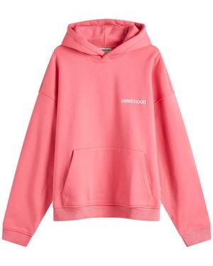 Annie Hood Logo Hoodie - Pink