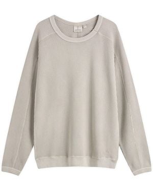 Gramicci Waffle Crew Jumper - Grey
