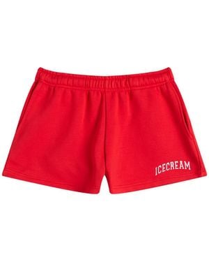 ICECREAM College Shorts - Red