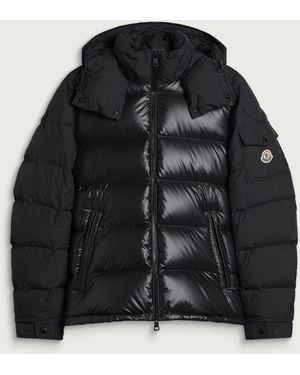 Moncler Maya Mixed Materials Padded Jacket - Black