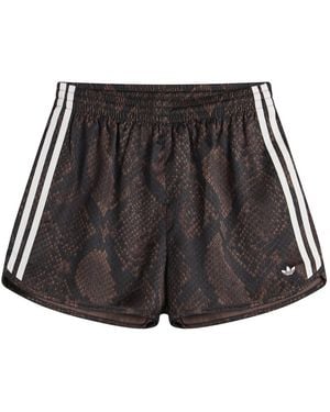 adidas Satin Shorts - Black