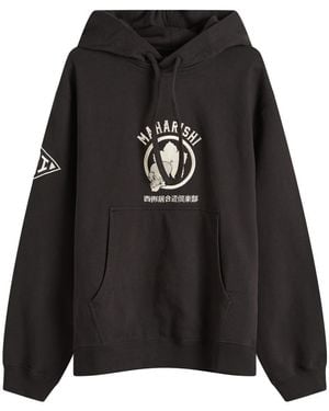 Maharishi Kamon Embroidered Hoodie - Black