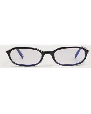 Chimi Edith Optic Block Glasses - Metallic