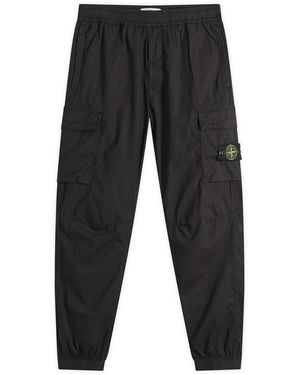 Stone Island Paracadute Cargo Trousers - Black