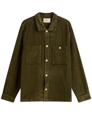 Folk Patch Overshirt - Green