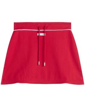 Marine Serre Cute 70's Mini Skirt - Red