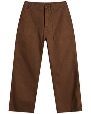 Nudie Jeans Tuff Tony Fatigue Trousers - Brown