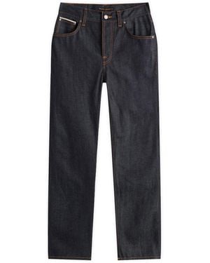 Nudie Jeans Steady Eddie Ii Tapered Selvedge Jeans - Blue
