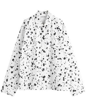 YMC Pj Overshirt - White