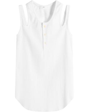 Toga Toga Rib Tank Top - White
