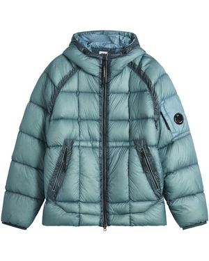 C.P. Company Dd-Shell Hooded Jacket - Blue