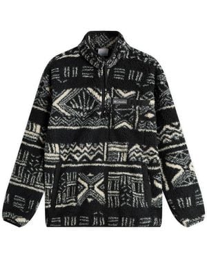 Columbia Rugged Ridge High Pile Half Zip Fleece - Black