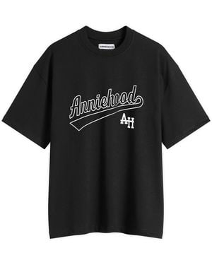 Annie Hood Baseball T-Shirt - Black