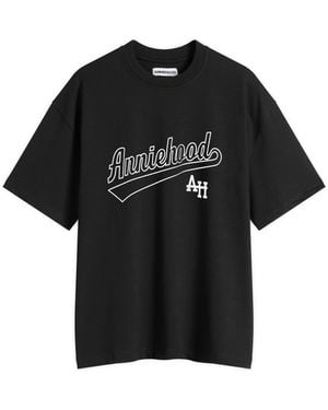 Annie Hood Baseball T-Shirt - Black