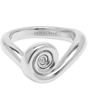 Missoma Spiral Stacking Ring - Metallic