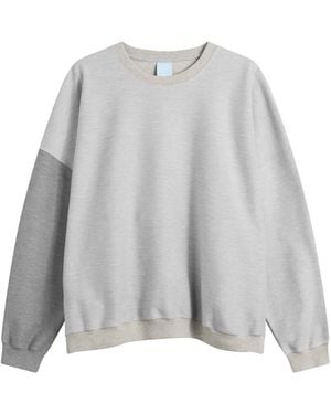 EBIT Bi-Colour Sweatshirt - Grey