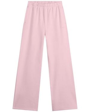 Skims Cotton Fleece Classic Straight Leg Pants - Pink
