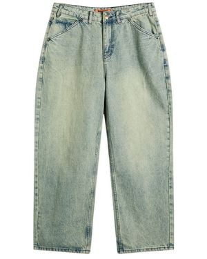 Butter Goods Trim Baggy Denim Jeans - Green