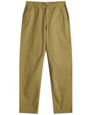 Norse Projects Ezra Relaxed Twill Pants - Green