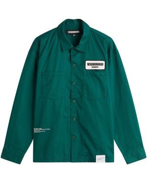 Neighborhood Classic Long Sleeve Work Shirt 2 - Green