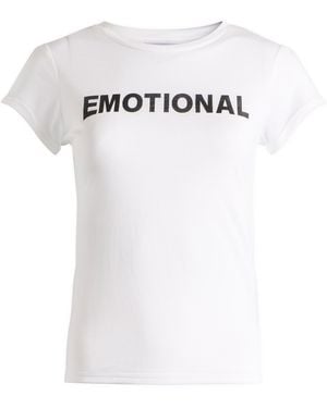 Peachy Den Nia Emotional T-Shirt - White