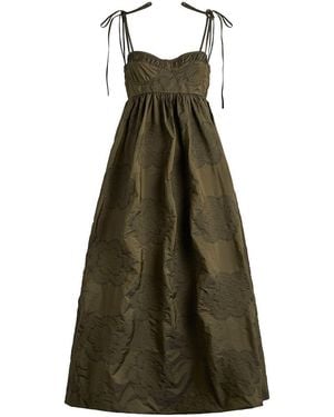 Cecilie Bahnsen Alena Dress - Green