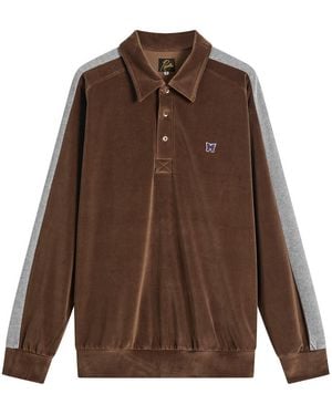 Needles Side Line Pullover Shirt - Brown