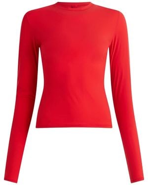 Skims Fits Everybody Long Sleeve T-Shirt - Red