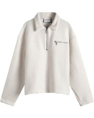 MKI Miyuki-Zoku Boucle Overshirt - White