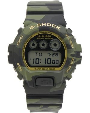 G-Shock Dw-6900Cmg-3Er Bold Camo Series Watch - Green