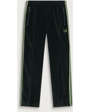 Needles Narrow Velour Track Pant - Black
