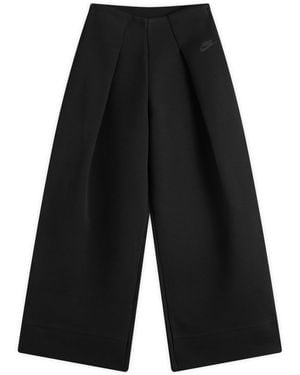 Nike Tech Fleece Pleated Wide Pant - Black