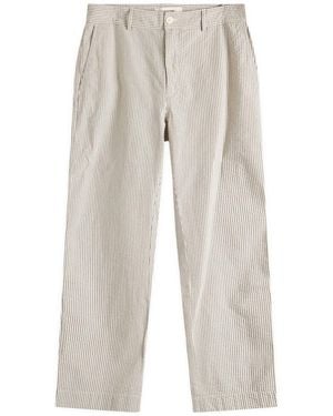 Kestin Aberlour Seersucker Trousers - Grey